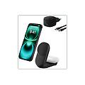 caricatore wireless ultracharge 25w qi2 2in1 da 25 w nero