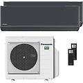 condizionatore etherea dual split 12000+12000 btu inverter a++ wifi unità esterna 5. 2 kw