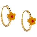 orecchini bambina fiore in oro giallo 803321716796