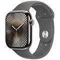 watch series 10 46mm gps + cellular m/l titanio naturale grigio pietra sport band
