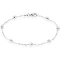 bracciale catena silver collection argento rodiato collezione silver collection bianco