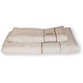set asciugamani e ospite gold new in spugna ecru