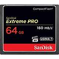 extreme pro 64 gb 160 mb/s compactflash memory card black/gold/red