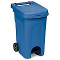 bidone in polipropilene urban eco system blu 60 lt