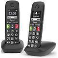 Siemens Gigaset E290 Duo Pack Di Telefoni Cordless Dect Neri