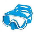 maschera subacquea marina monovetro azzurro