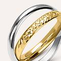 anello fascia golden lover oro bicolore collezione golden lover misura 56 bicolore
