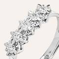 anello riviere diamazing oro bianco diamante collezione diamazing misura 51 oro bianco