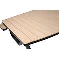 tavolo da picnic buddy polywood 214x75 cm (lxh) marrone/nero