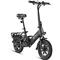 bici elettrica pieghevole c3 14 36v 7 5ah 25km/h led freni a disco ip54 nero