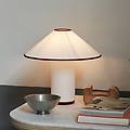 lampada da tavolo colette atd6 bianco/merlot