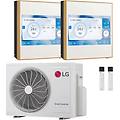 condizionatore artcool gallery lcd dual split 9000+12000 btu inverter a+++ wifi unità esterna