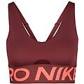 women's pro indy plunge padded sports bra reggiseno sportivo donna (s rosso)
