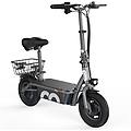 monopattino elettrico f2 500w sedile pieghevole da 10 36v 7 8ah autonomia 30 km grigio