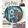 w3d-0508 harry potter diagon alley ollivanders wand shop + scribbulus (puzzle 3d 295 pz)