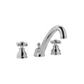 iris rubinetto lavabo 3 fori con piletta 1"1/4 bocca bassa codice prod irv055cr