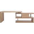 scrivania design modulare con vano contenitore 2 cassetti rimovibili legno max