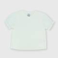 t-shirt in jersey da bambina bianco taglia 6