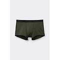 boxer in microfibra con logo uomo verde taglia 4