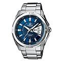 orologio edifice classic blue e silver ef 129d 2avef