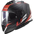 casco ff800 storm ii nerve matt nero / rosso nero rosso xl
