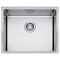lnr54fsfr serie radius r12 lavello acciaio inox spazzolato da incasso 1 vasca 54x 44cm