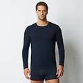 maglia girocollo uomo a maniche lunghe new simply / blu notte / s blu notte