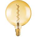 lampadina led filamento e27 globo ambrato luce calda 4w= 300lm (equiv 28 w) 330°