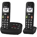 kx-tgu132exb telefono cordless digitale con segreteria telefonica unità base e 2 ricevitori