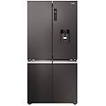 hcr79f19ehmd frigorifero side by side quattro porte642 litri no frost luci led classe e inox scuro