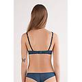 reggiseno balconcino denise luxury dreams donna blu taglia 2c