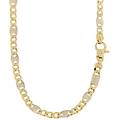 collana uomo oro giallo bianco gl100733