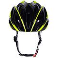 casco bici bull nero fluo