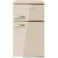 bolero coolmarket 2d origin 86 beige e mini frigorifero retr&ograve; e beige