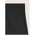 pantaloni cargo in popeline con fondo regolabile black direct dyed donna medium
