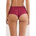 culotte brasiliana vita alta sheer glamour donna viola taglia 3