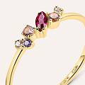 anello fantasia claire oro giallo cubic zirconia collezione claire misura 54 oro giallo