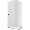 applique biemissione esterno e interno in alluminio led 753 lm bianco