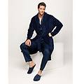 vestaglia morbida blue label / blu notte / xxl blu notte