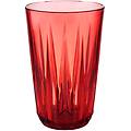 bicchiere crystal 300ml 8x12. 5 cm (øxh) rosso