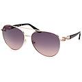 Guess Occhiali Da Sole Da Donna Gu00158 Shiny Rose Gold Gradient Smoke One Size