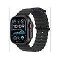 watch ultra 2 gps + cellular 49mm cassa in titanio nero con cinturino ocean