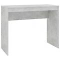 scrivania in truciolato 90x40x72 cm grigio cemento