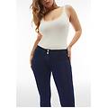 jeggings push up wr. up vita bassa in jersey organico dark jeans-seams on tone donna small