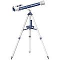 telescopio bresser junior 60/700 az refrattore alluminio blu/grigio