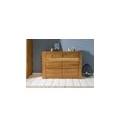 credenza in legno di quercia selvatica 123x40x85 oliato marrone kent #330