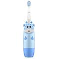 spazzolino elettrico giogiraffe sonic bambini 3 velocit&agrave; blu ipx7