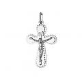 ciondolo croce oro bianco gl101747