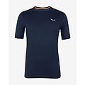t-shirt intima cristallo warm alpine merino responsive manica corta blu marino m