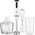 frullatore a immersione pulsar delux max 600w turbo con 2 lame e misurino da 0 6 l